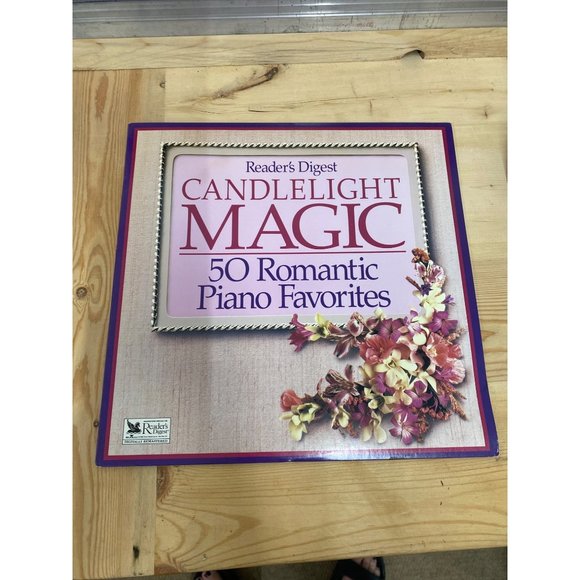 Vintage Reader's Digest Candlelight Magic 50 romantic Piano Favorites vinyl reco - Picture 1 of 3